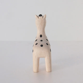 Perche en bois pour animaux Girafe