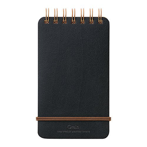 Cuaderno de Anillas WM Grain Negro