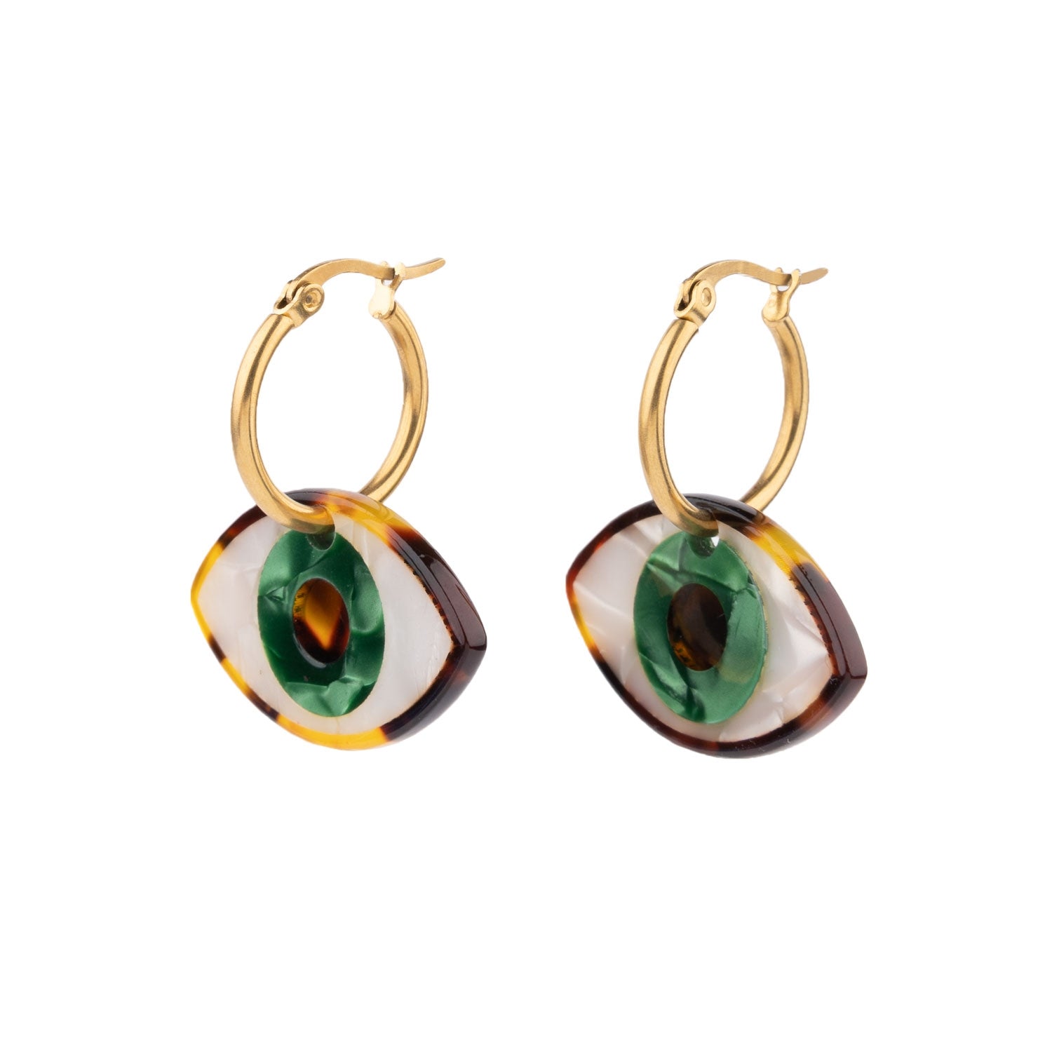 Green Eyes Earrings