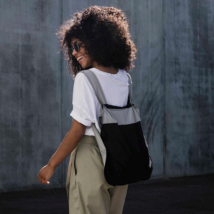 Notabag Grey Black