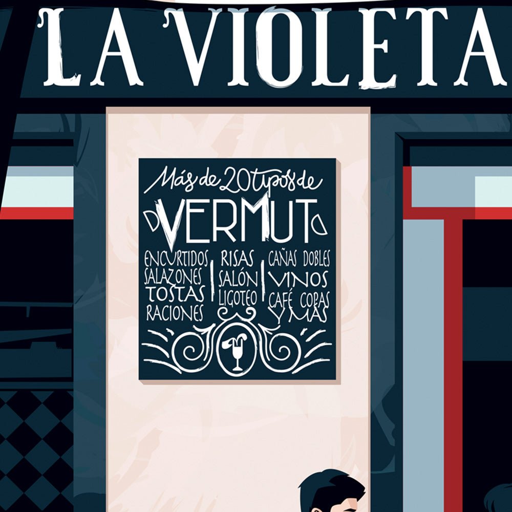 La Violeta Impresión Giclée