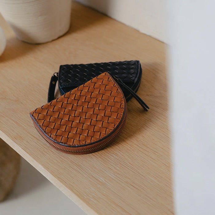 Cartera Laura Trenzado Camel