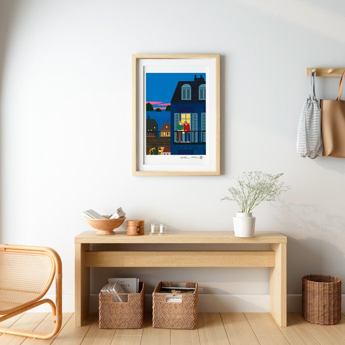 Amor en San Sebastian Impresión Giclée A3