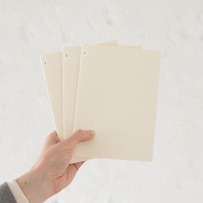MD Notebook Ligero A5 Liso (set de 3)
