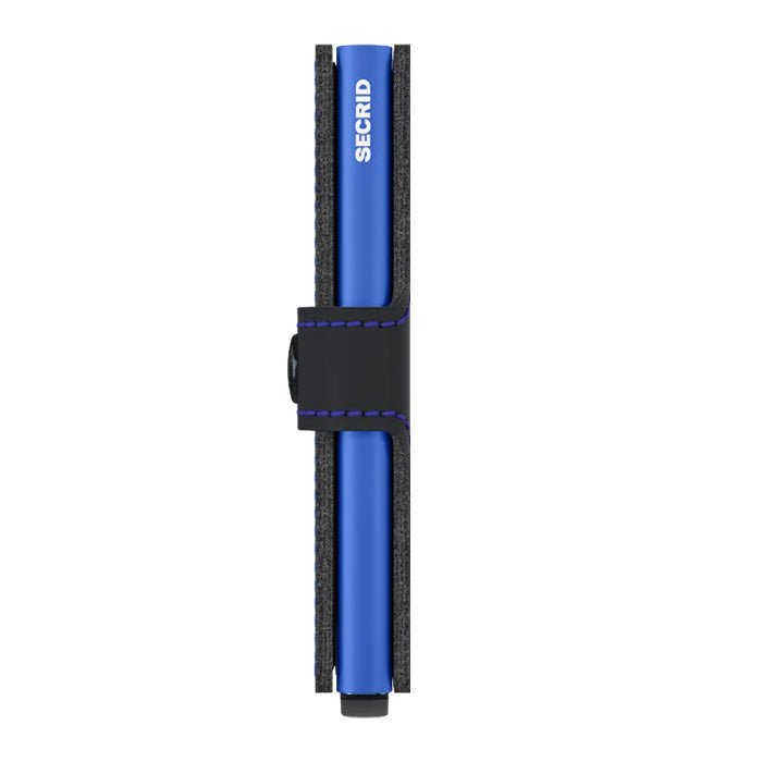 Miniwallet Matte Black - Blue