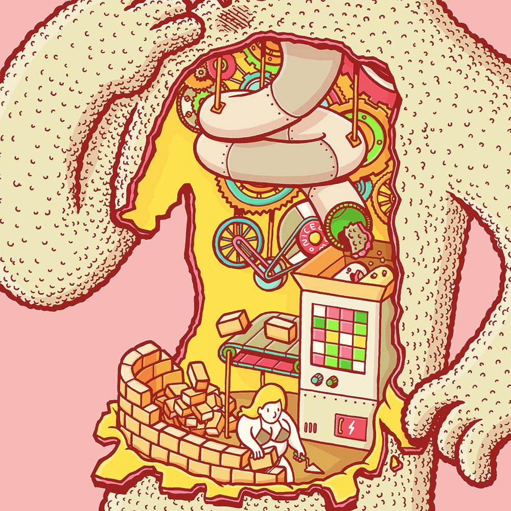 Moustache Impresión Giclée