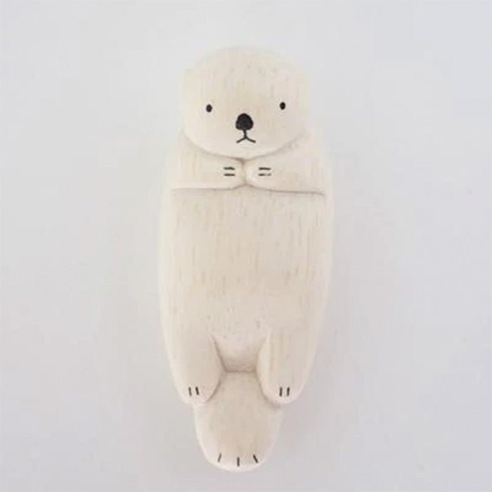 Nutria Marina Animal de Madera Pole Pole