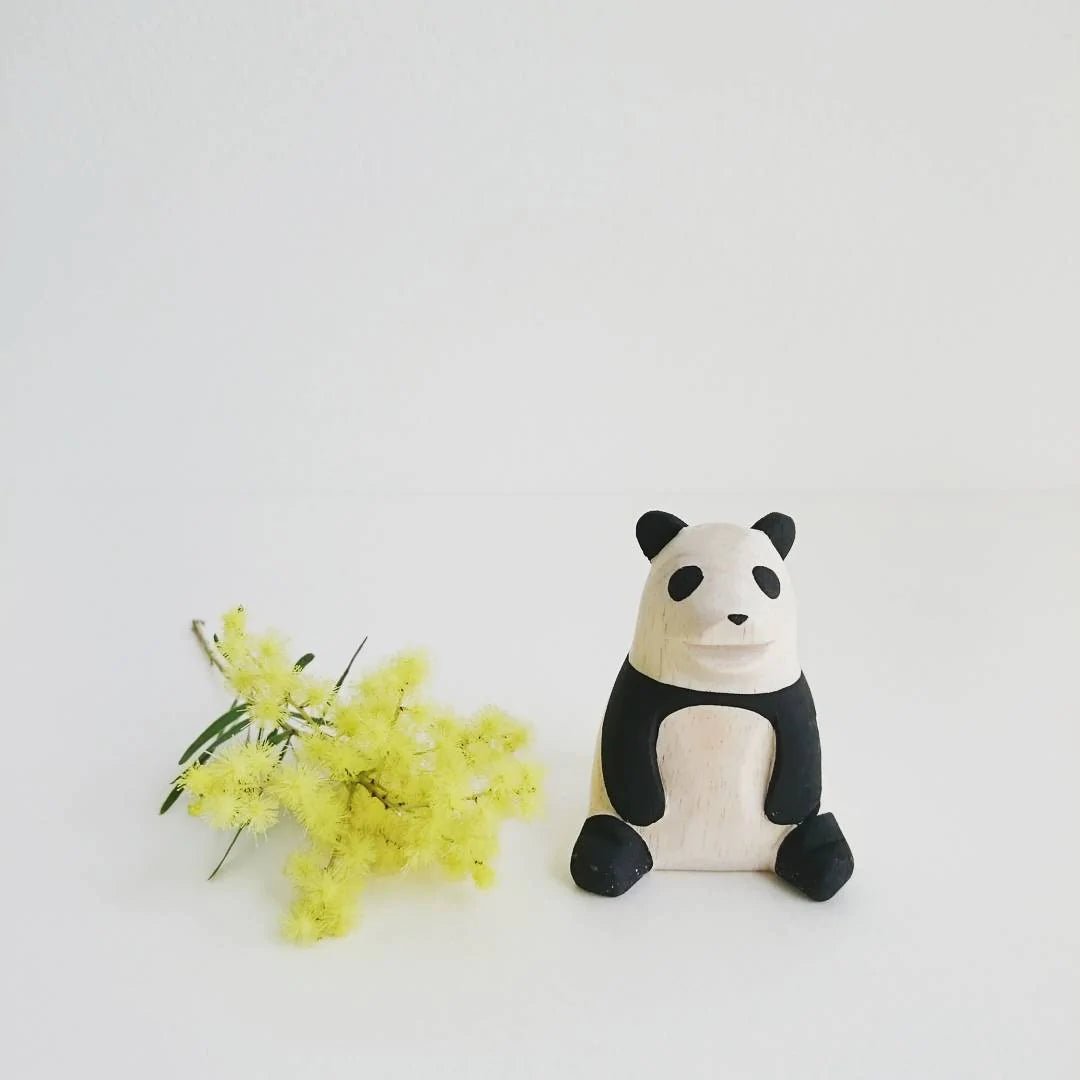 Panda Animal de Madera Pole Pole
