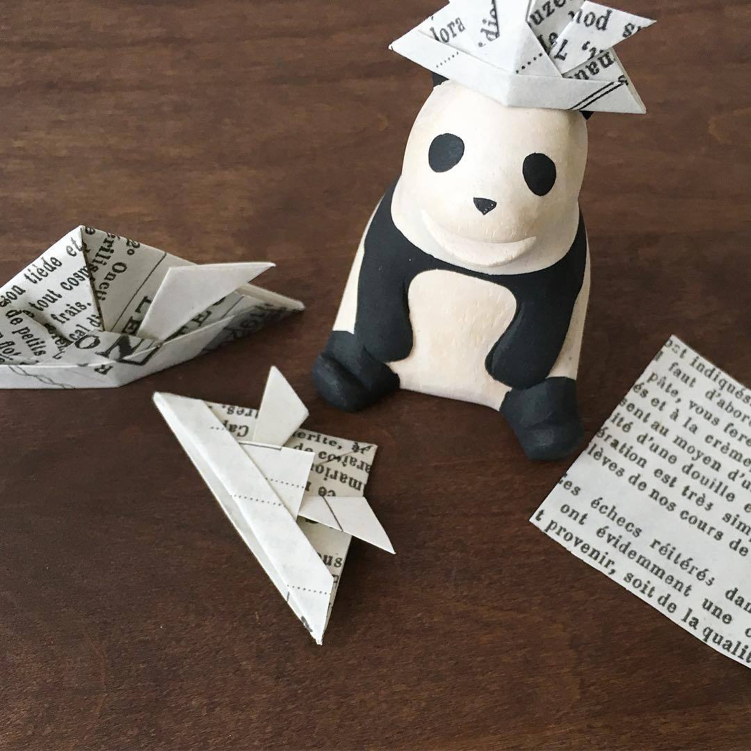 Panda Animal de Madera Pole Pole