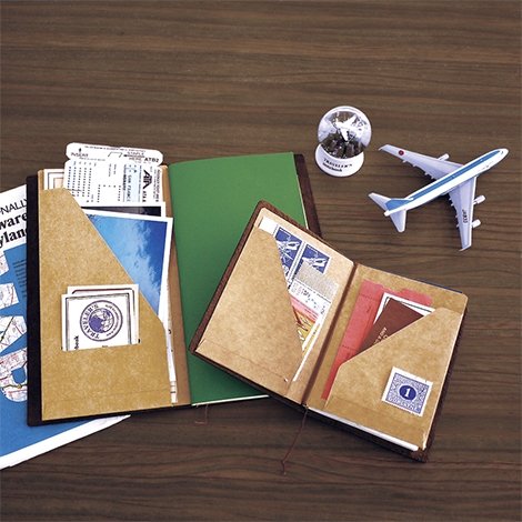 TRAVELER'S notebook Recharge 010 Fichier Kraft - Taille Passeport