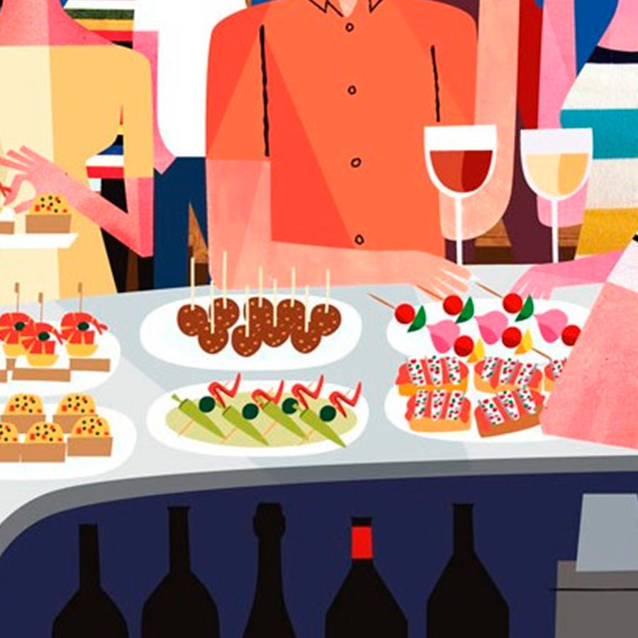 De Pintxos Impresión Giclée