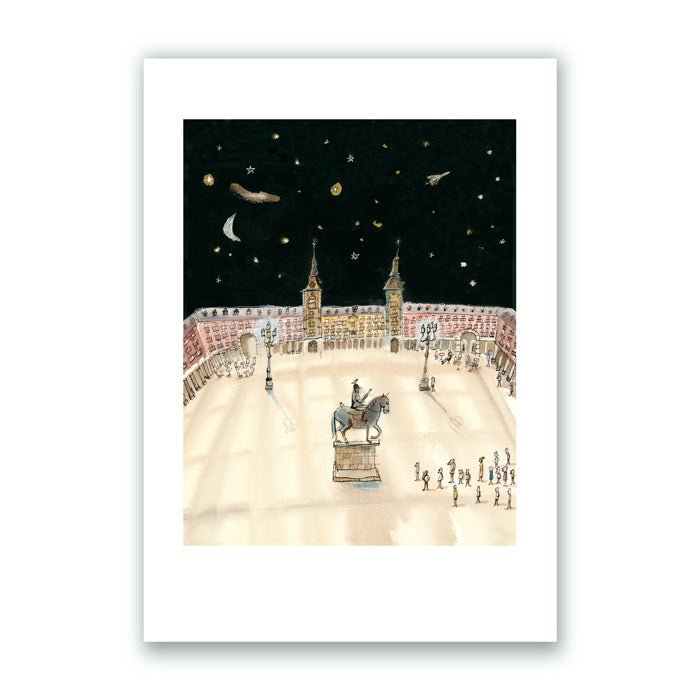 Plaza Mayor Impresión Giclée