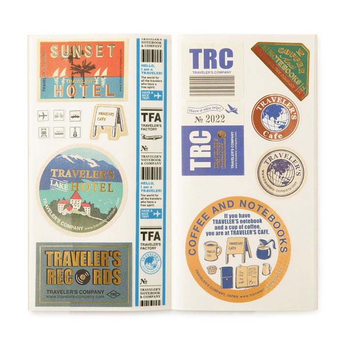 Recharge pour carnet de voyage 031, papier autocollant - Format standard