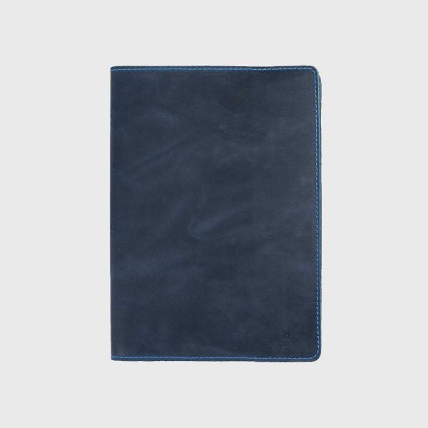 Carnet Roma A4 bleu