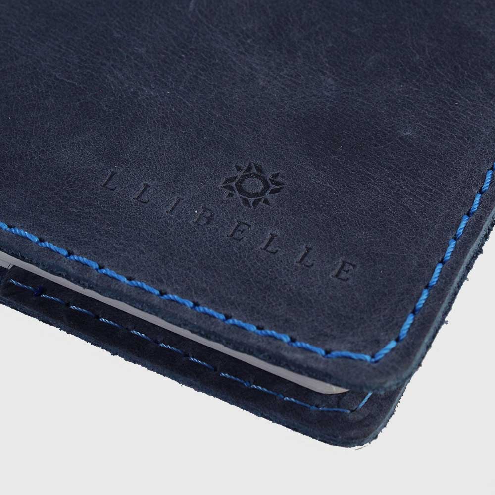 Carnet Roma A4 bleu