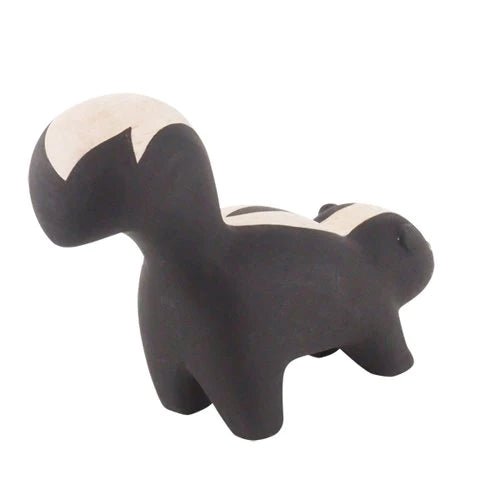 Perche en bois pour animaux, perche en forme de mouffette