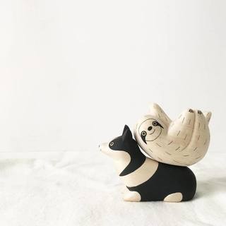 Perezoso Animal de Madera Pole Pole