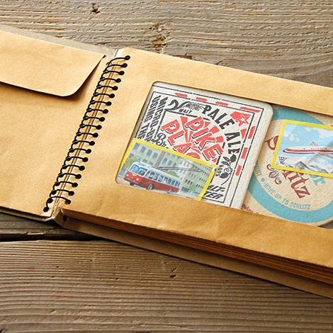 Cuaderno Spiral Ring B6 Window Envelope