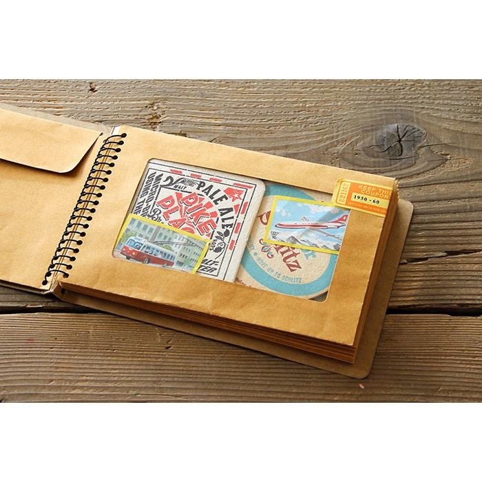 Carnet de notes à spirales B6 avec enveloppe à fenêtre