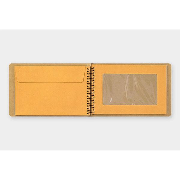 Carnet de notes à spirales B6 avec enveloppe à fenêtre