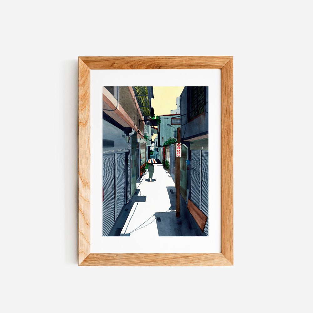 Impression giclée Sunshine Alley