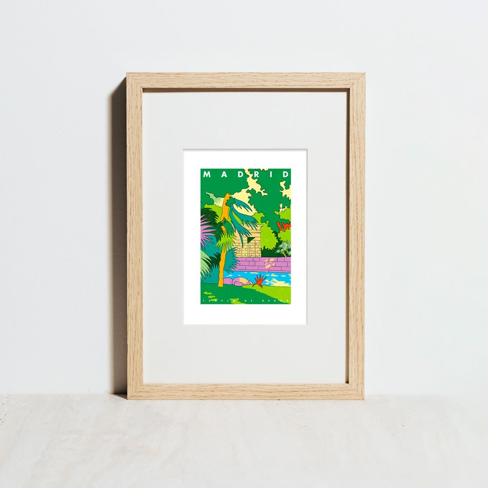 Madrid - Templo de Debod Impresión Giclée