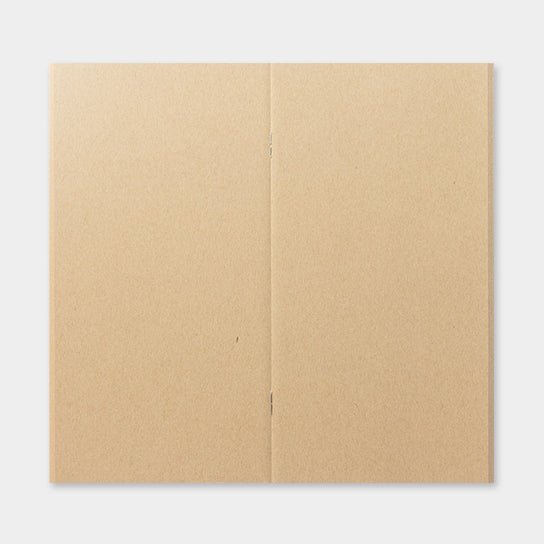 TRAVELER'S notebook Recharge 014 Carnet de notes en papier kraft - Taille Régulier