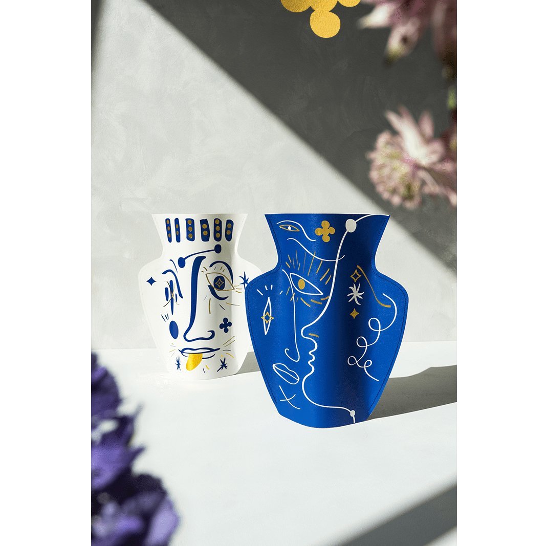 Florero de Papel Jaime Hayon - Azul