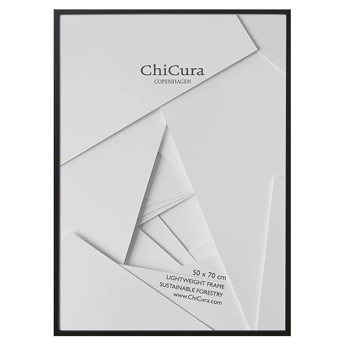 Wooden Frame 50x70 Glass Black