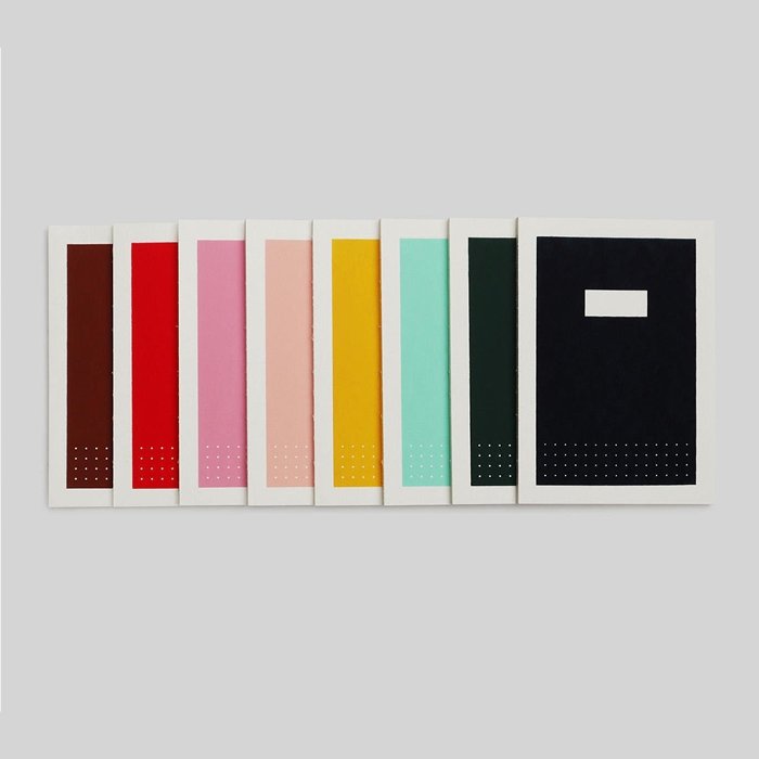 Cahier Cabinet A5 à pois pêche