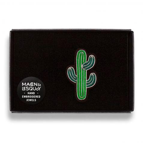 Mini Cactus Broche Hecho a Mano