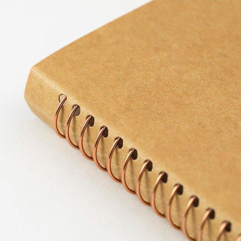 Carnet à spirales A6 Slim DW Kraft