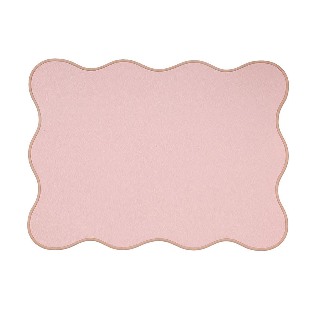Individual Juliette Rose à Bords Ondulés Beige