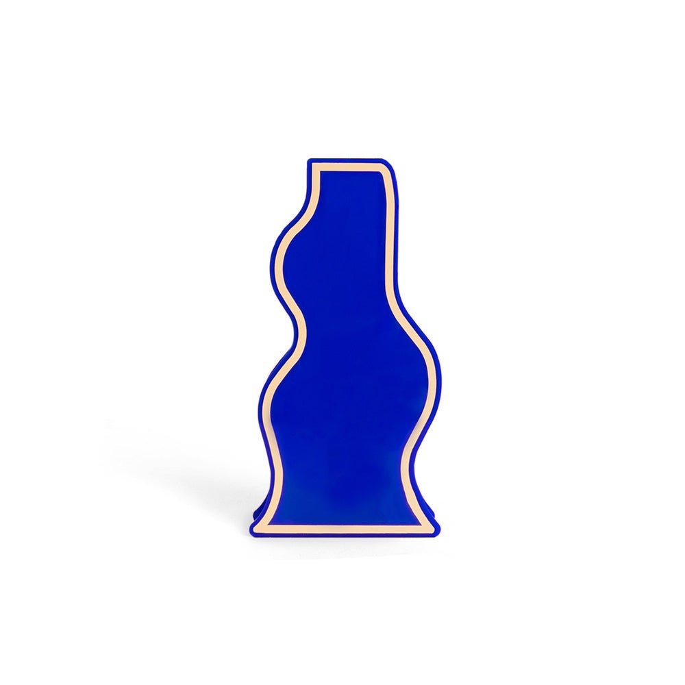 Vase Line Art Blue