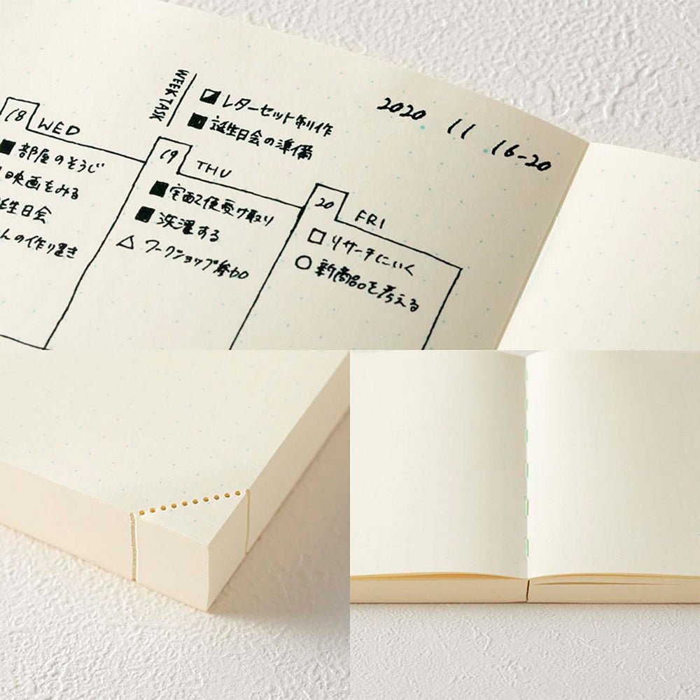 MD Notebooks Journal A5 Codex 1 Day 1 Page Dot Grid