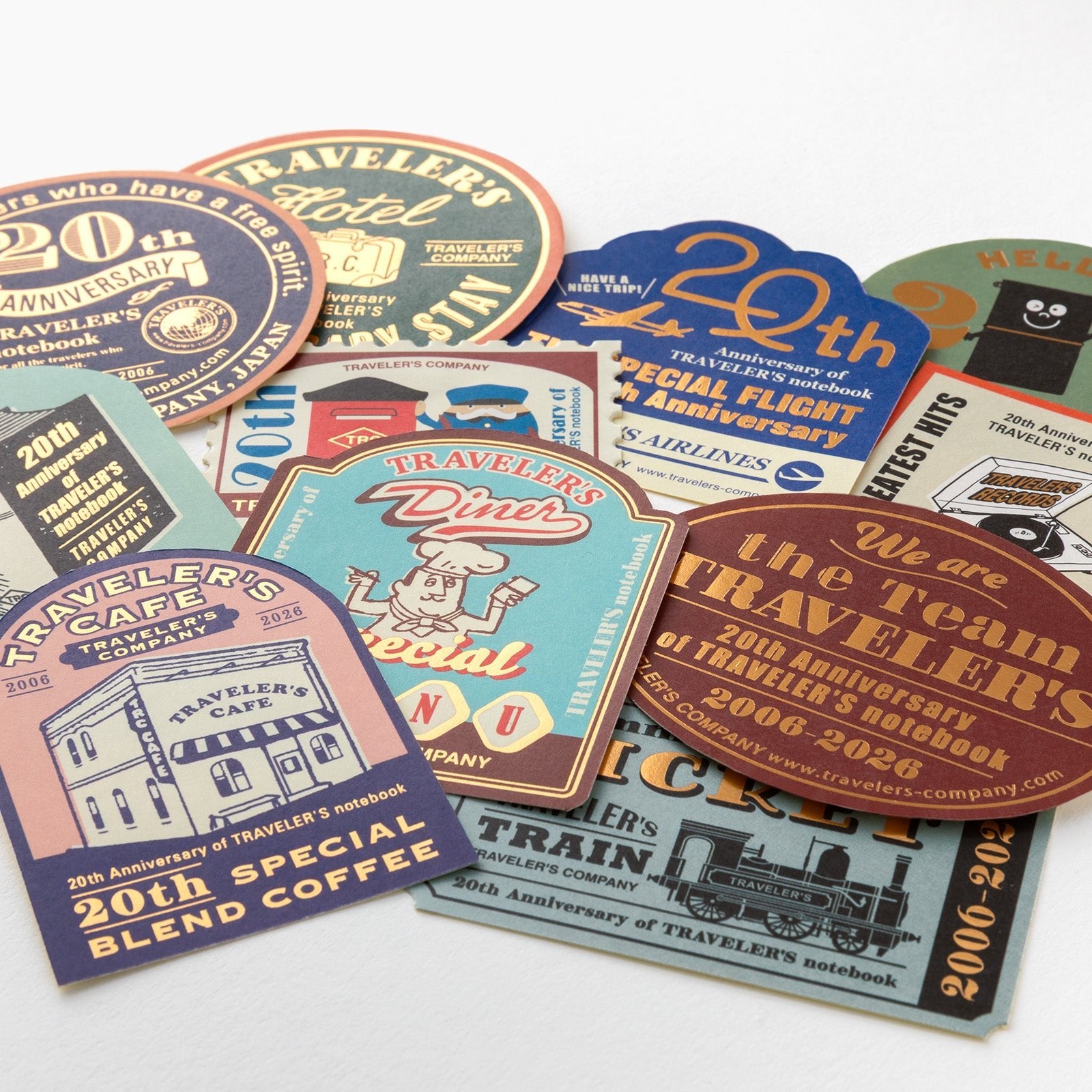 TRAVELER'S Notebook 20th Anniversary Customization Set