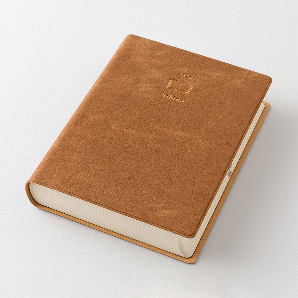 Agenda Hibino A6 Camel 2026