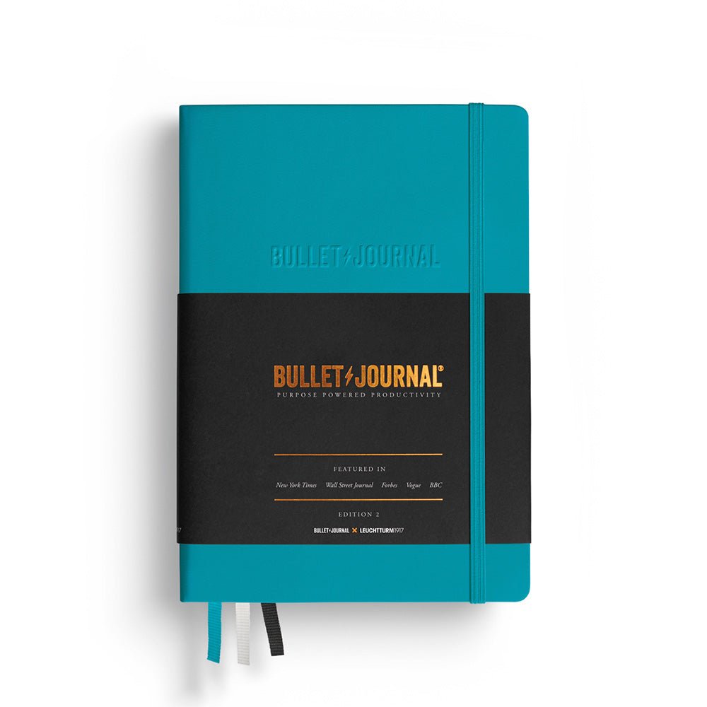 Bullet Journal Edit.2 Format A5 à pois turquoise