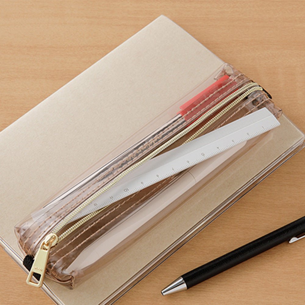 Estuche Book Band (B6 - A5) Transparente Sepia
