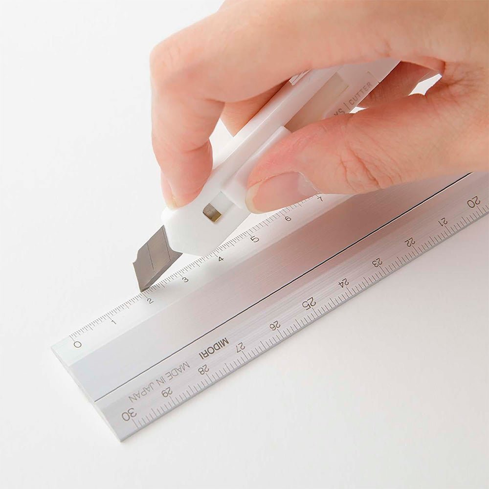Regla Múltiple de Aluminio 30cm Plateado