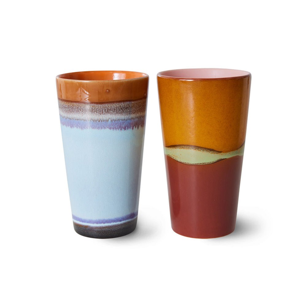 70s Ceramics: Latte Mugs - Clash