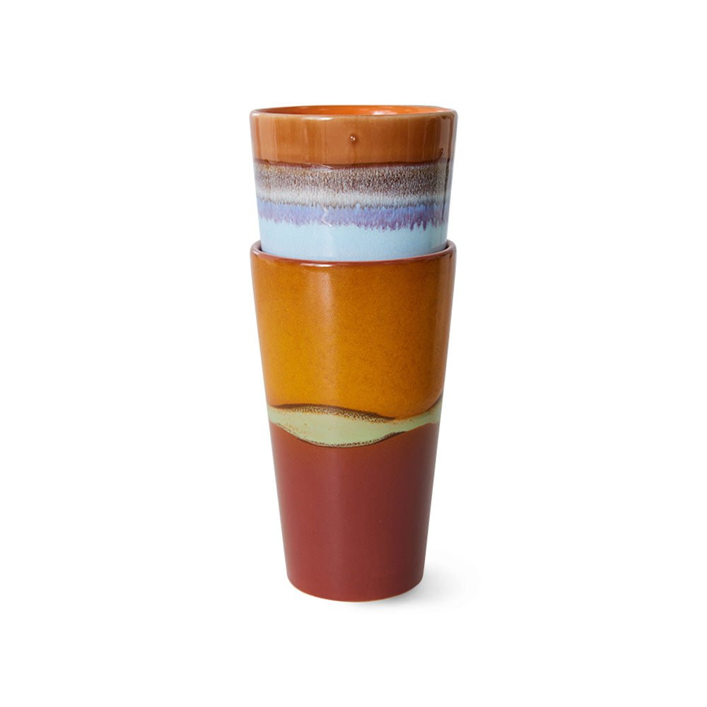 70s Ceramics: Latte Mugs - Clash