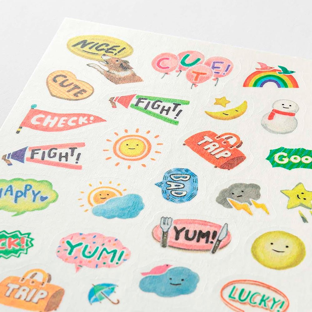 Pegatinas Yuru Log Sticker 1 Sheet Feeling