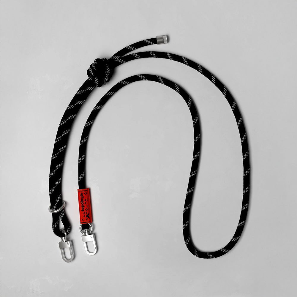 8mm Rope Strap Black Reflective
