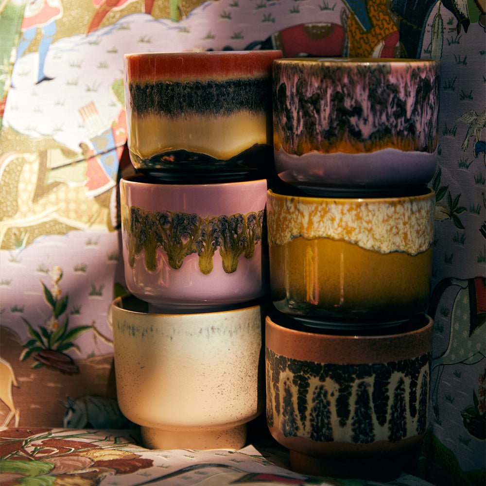 Céramique des années 70 : Bougie parfumée - Kyoto