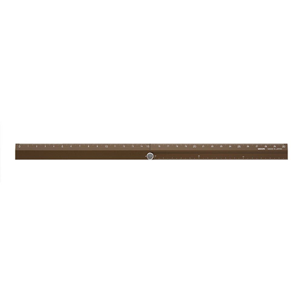 Regla Múltiple de Aluminio 30cm Marrón