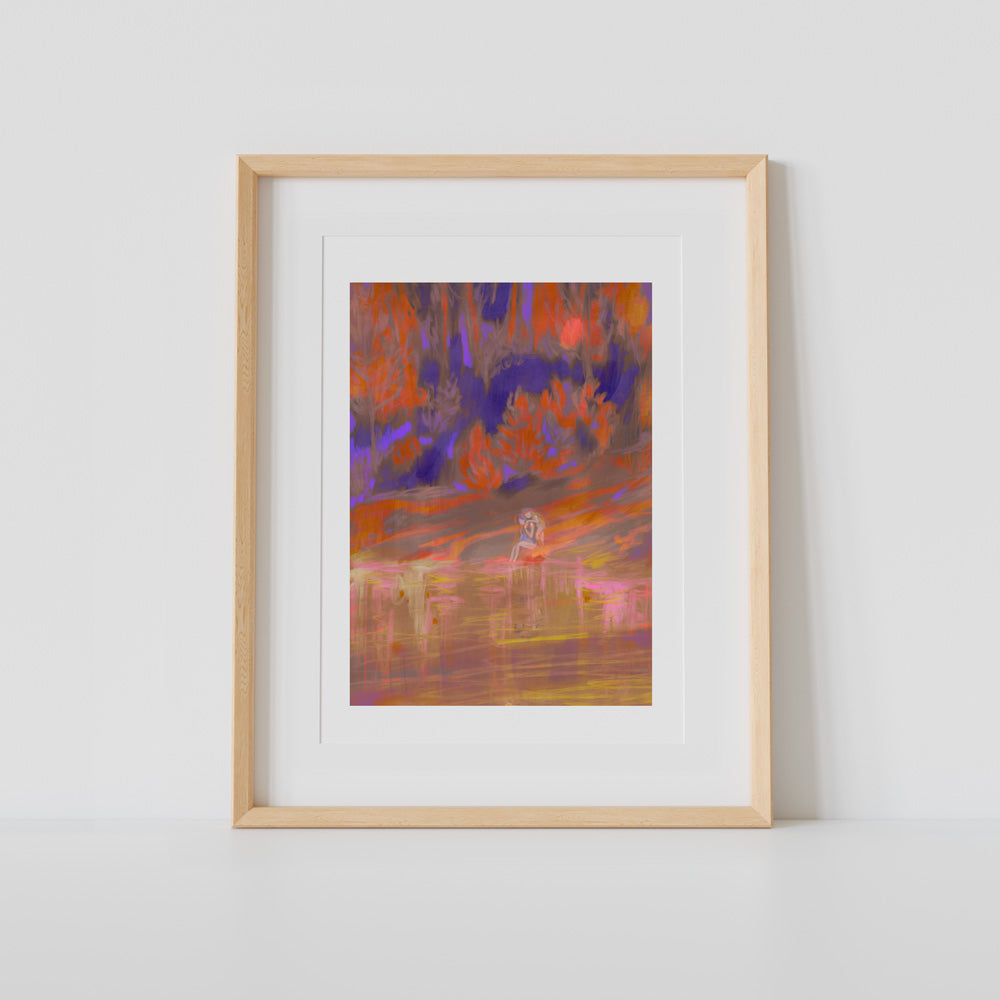 Aout Giclée Print A4