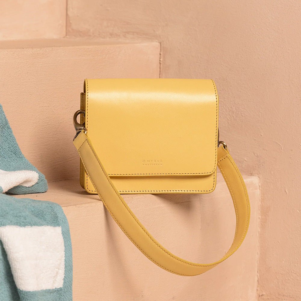 Audrey Mini Butter Yellow Classic Leather