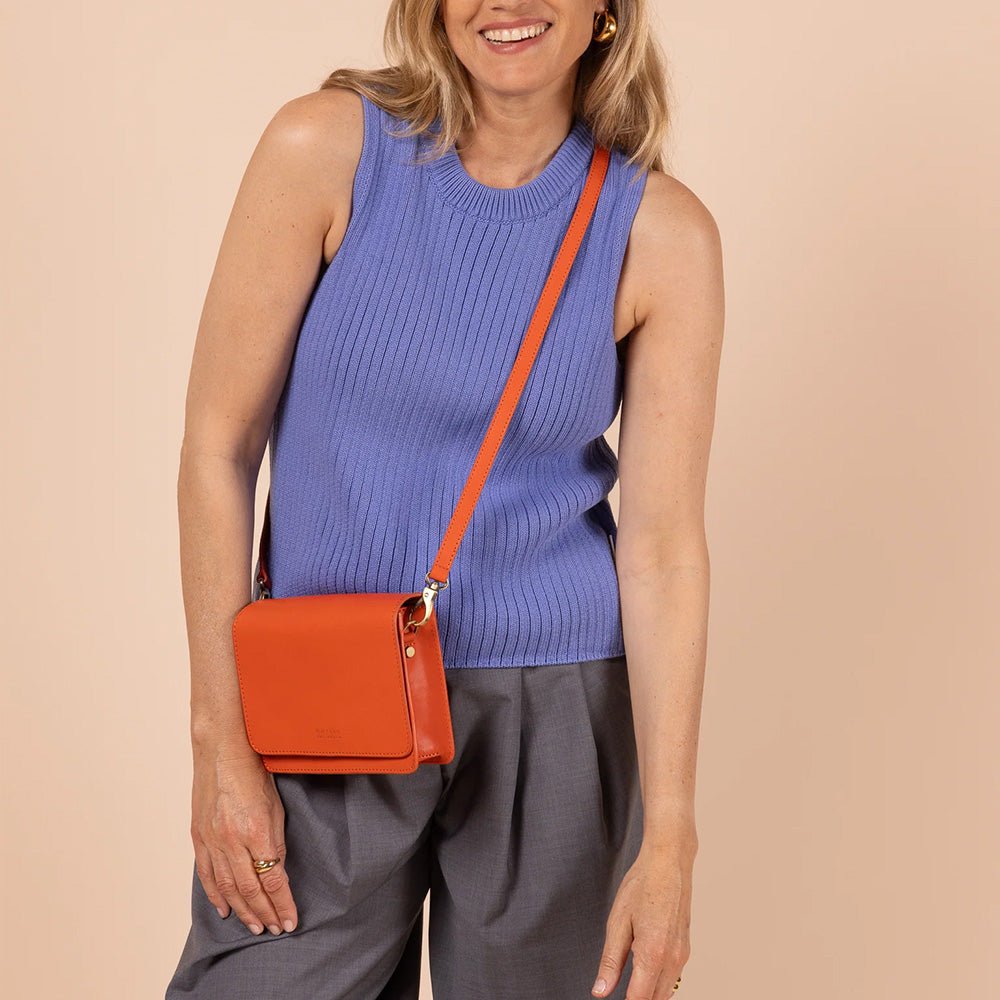 Mini Sac Audrey Classique Mandarine