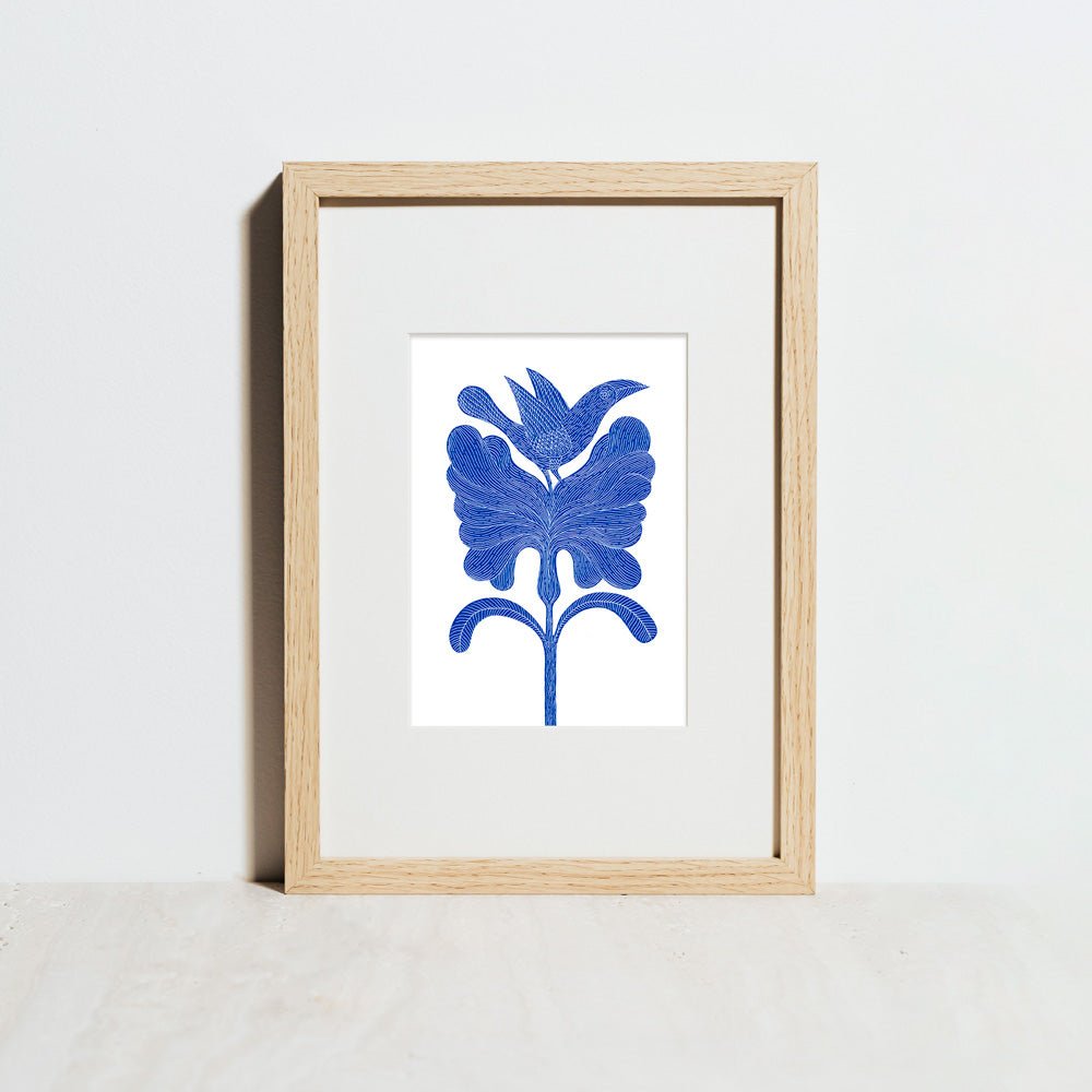 Le bleu est le nom d'un oiseau 02 Impression Giclée
